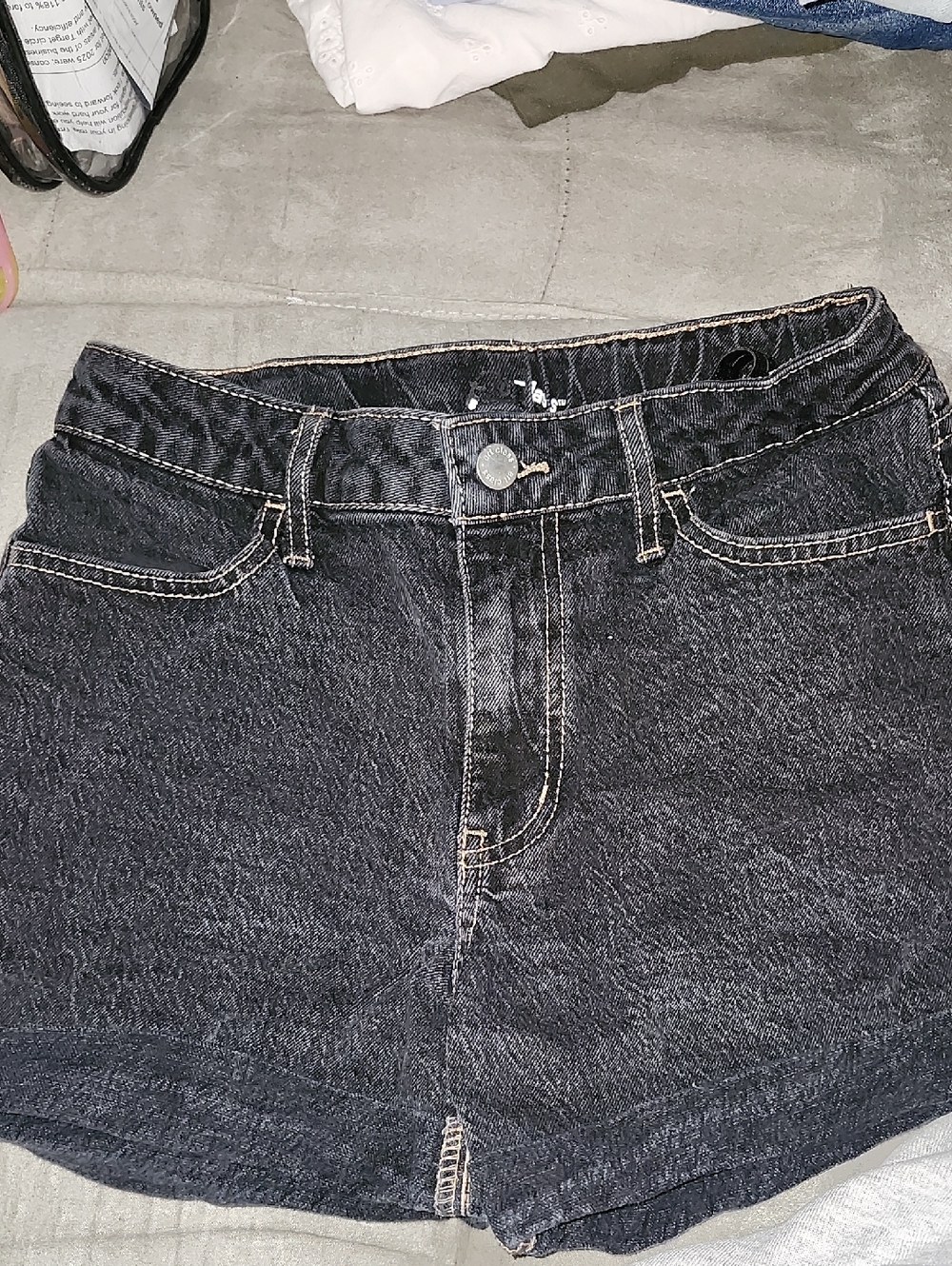 art class Black Denim Kids Shorts